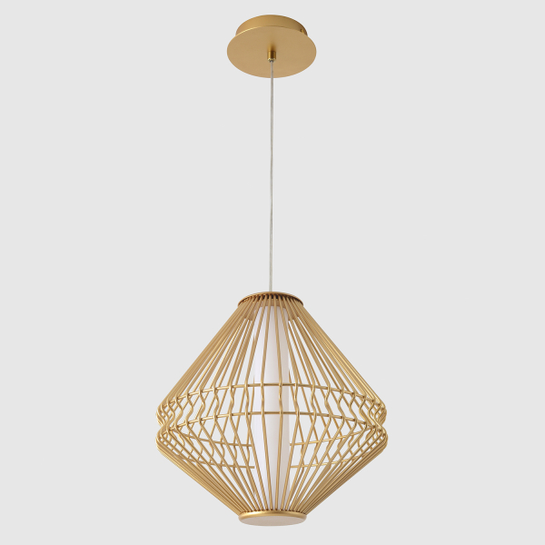 Crystal Lux Светильник подвесной Crystal Lux CUADRA SP15W LED GOLD