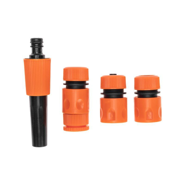 Катушка со шлангом 1/2" 15м, 3 коннектора, 1 распылитель ЧЕТЫРЕ СЕЗОНА