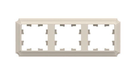 Рамка 3-м AtlasDesign Antique универс. беж. SE ATN100203