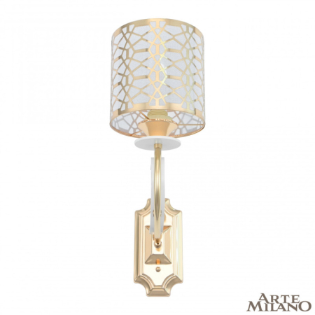 Бра Arte Milano 301237/1W Wh/Gd