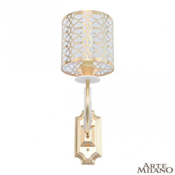 Бра Arte Milano 301237/1W Wh/Gd