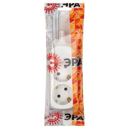 Колодка удлинителя 2-м с заземл. KX-2e Эра Б0028339