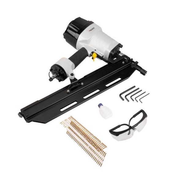 Пневмопистолет гвоздезабивной (нейлер) N90/D21, наклон 21 градус KRANZ