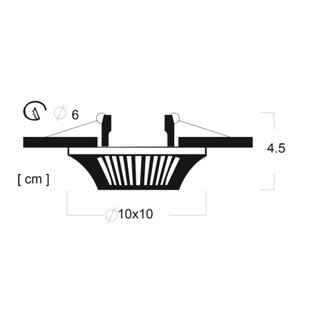 Встраиваемый светильник ARTE Lamp A5298PL-1AB