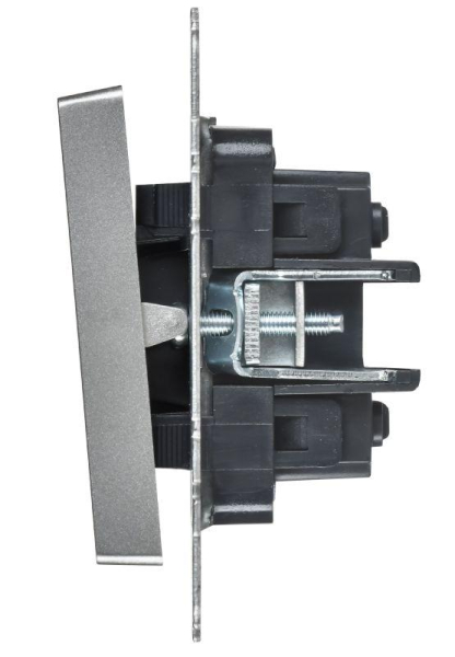 Выключатель перекрестный 2-кл. СП BRITE ВС10-2-3-БрА 10А механизм алюм. IEK BR-V23-0-10-K47