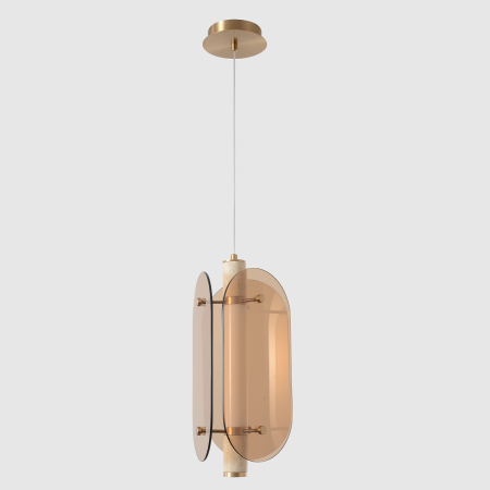 Crystal Lux Светильник подвесной Crystal Lux AMARILLO SP18W LED BRASS