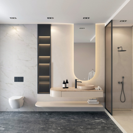 Влагозащищенный светильник Denkirs DK3112-BK