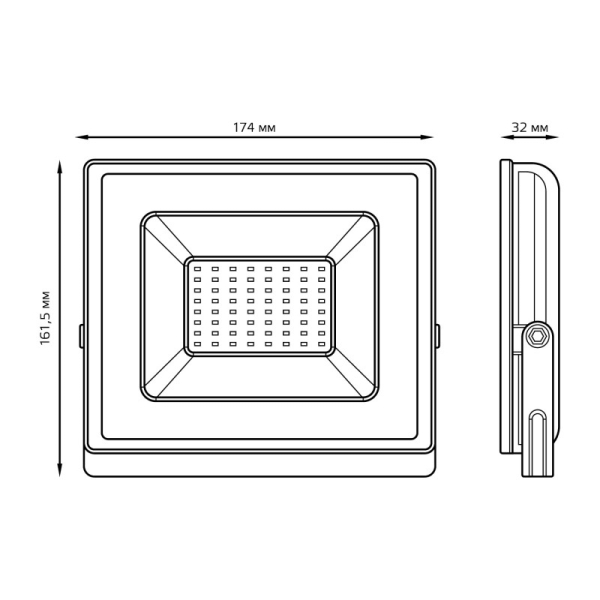 Прожектор Gauss 613120350