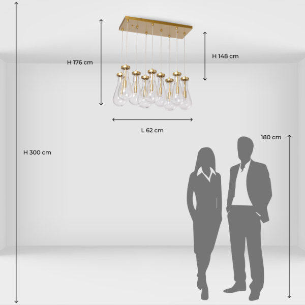 Подвесная люстра DeMarkt 657013909