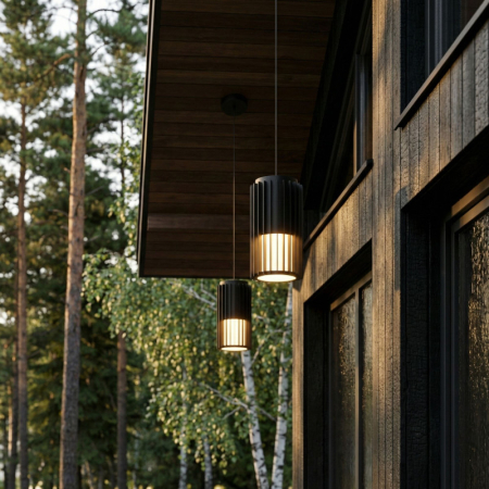 Подвесной уличный светильник Elektrostandard 35189/H 3000K черный