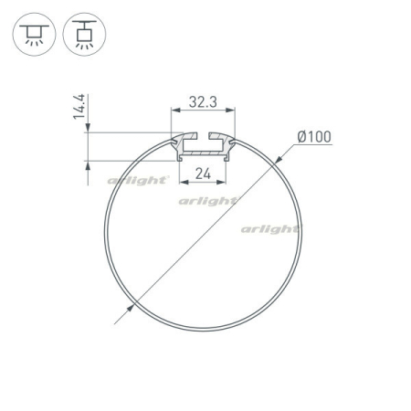 Профиль Arlight 036334