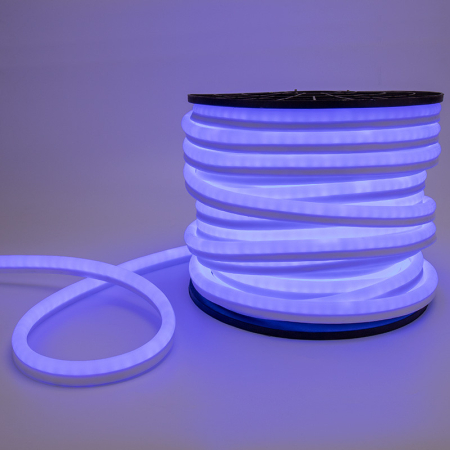 Гибкий неон DIP 12x26мм односторонний 80 LED/м СИНИЙ бухта 50м (5 комплектов подключения) NEON-NIGHT