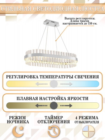 Подвесная люстра Natali Kovaltseva LED LAMPS 81253