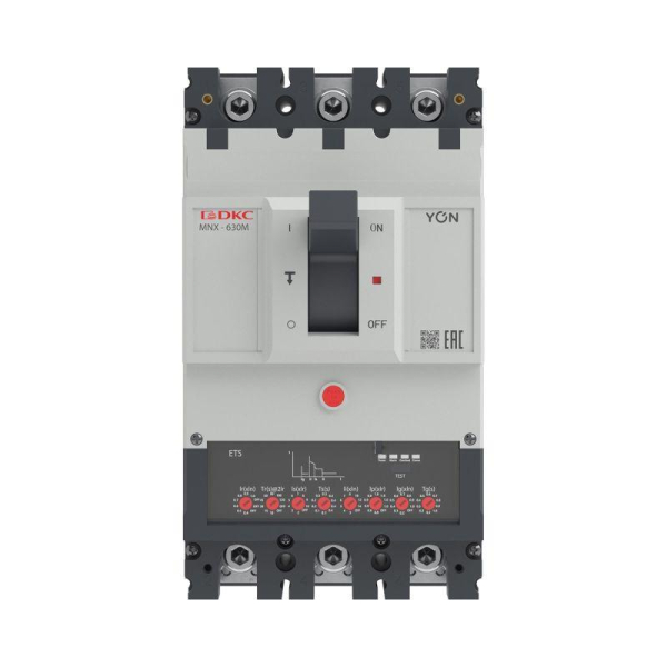 Выключатель автоматический 3P 630А 100кА pro MNX630M при AC415V расцепитель ETS YON MNX630M3PETS0630