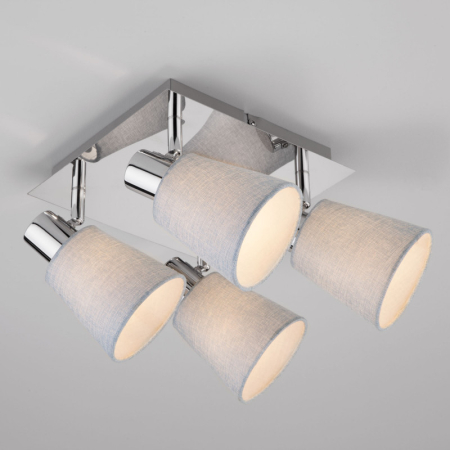 Спот Eurosvet 20080/4 хром/голубой