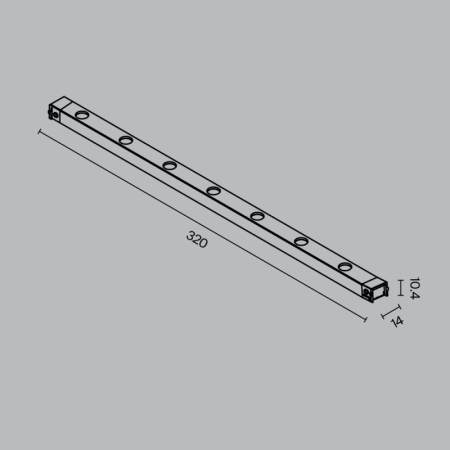 Светильник на шине Maytoni Technical TR174-1-12WTW-M-B