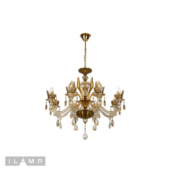 Подвесная люстра iLamp 61078-8 BR