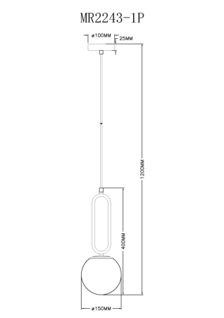 Подвесной светильник MyFar MR2243-1P