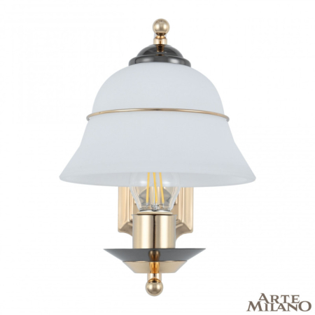 Бра Arte Milano 301240/1W Bk/Gd