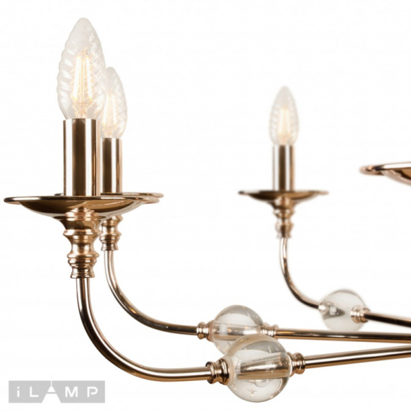 Подвесная люстра iLamp 1030-8GD
