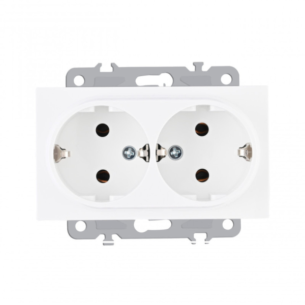 Розетка Arte Milano 206.40-2.white