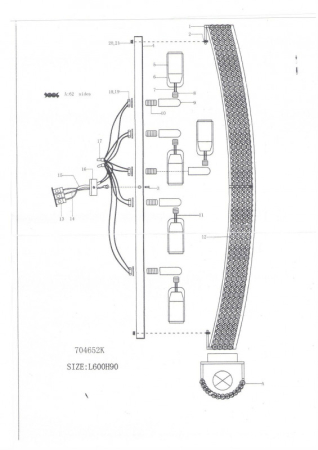 Бра Lightstar 704652