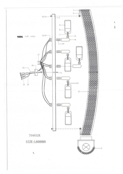 Бра Lightstar 704652