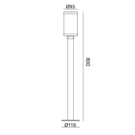 Садово-парковый светильник Escada 30003G/02