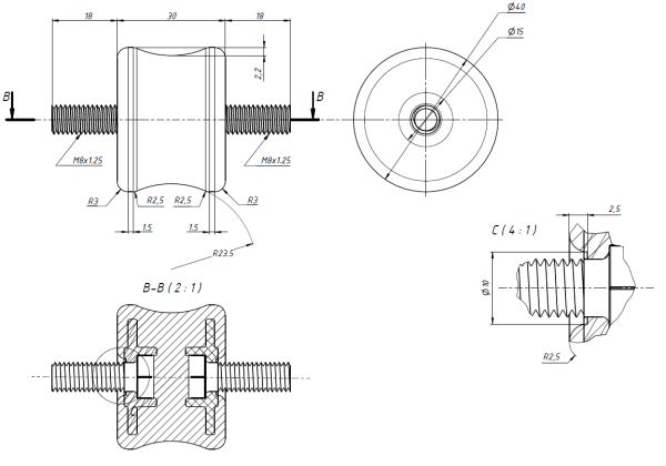 Комплект виброопор для кондиционера RF-V40P