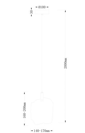 Подвесной светильник Fluorite FL1188-1PM