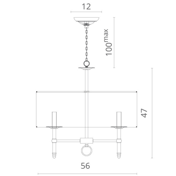 Подвесная люстра Divinare 1162/01 SP-5