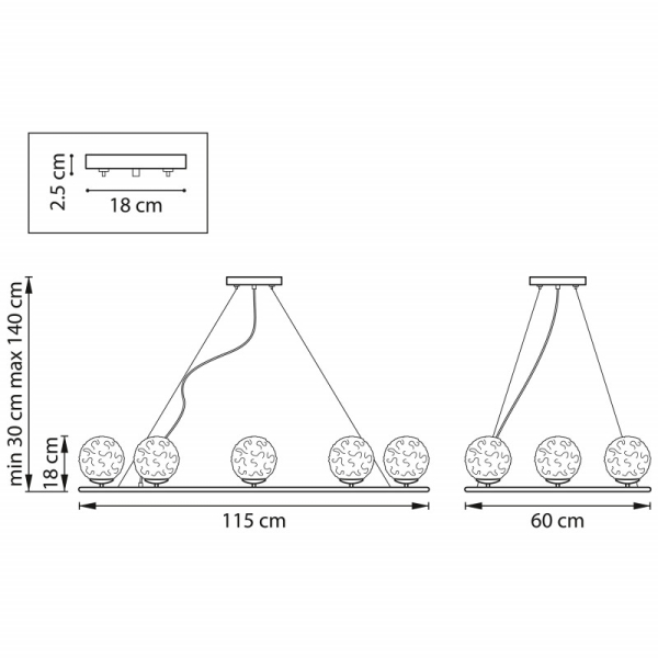 Подвесная люстра Lightstar 815287