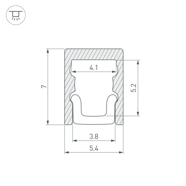 Профиль Arlight 036399