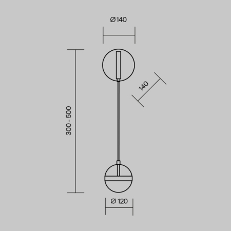 Бра Maytoni MOD295WL-L12BBS3K