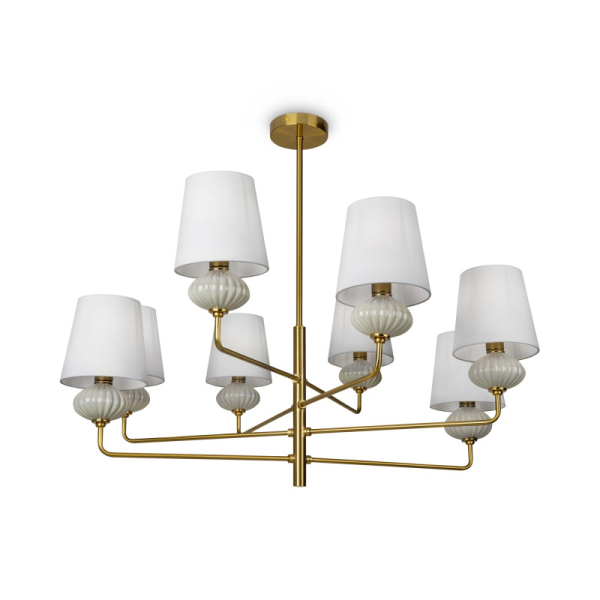 Люстра на штанге Freya FR2029PL-08BS