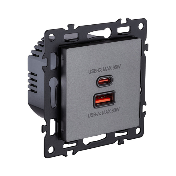 Розетка KOLLINGER AS-024GY