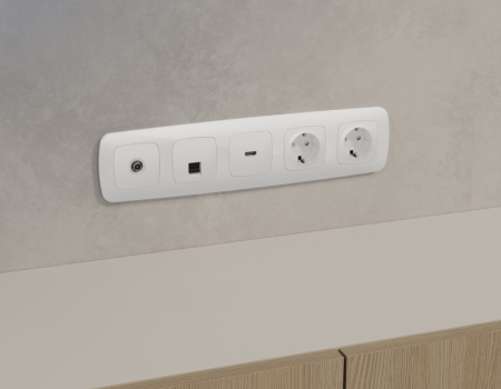 Розетка Ambrella Volt MO112005