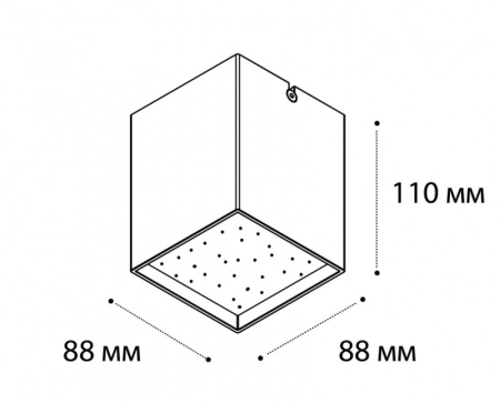 Накладной светильник ITALLINE DL 3028 white 4000K