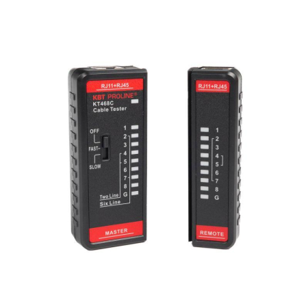 LAN-тестер кабельный KT 468C PROLINE КВТ 88552