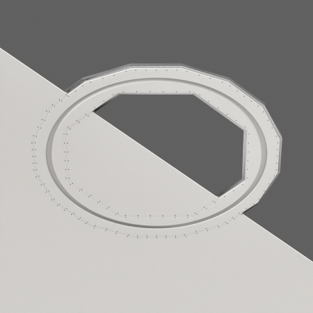 CALYPSO 1900 Встраиваемый кольцевой гипсовый светильник