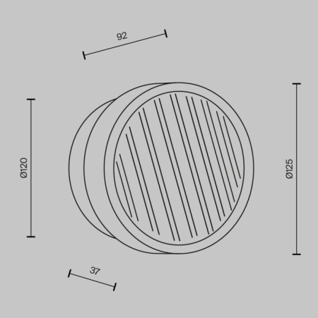 Бра Maytoni MOD493WL-L6PTK1