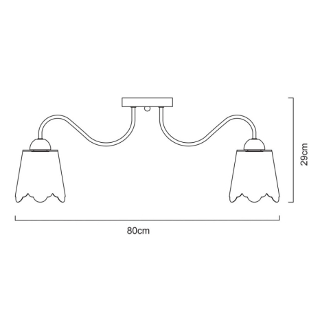 Накладная люстра ARTE Lamp A2032PL-8WG