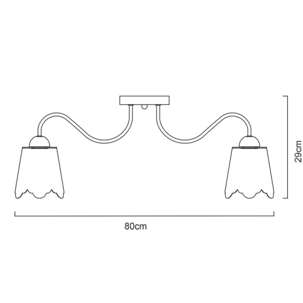 Накладная люстра ARTE Lamp A2032PL-8WG