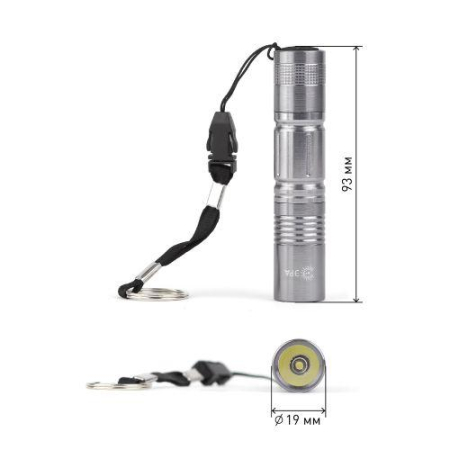 Фонарь SDB1 металл (1хR6.1 LED) ЭРА C0027253