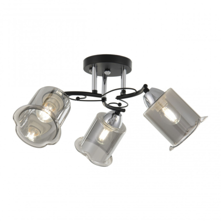 Накладная люстра Arte Milano 323219/3 CR+BK