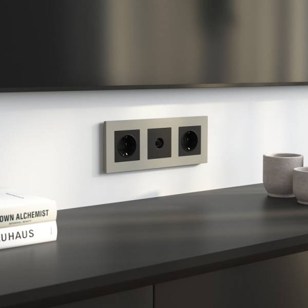 Рамка Werkel W0032917 дымчатый софт