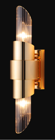 Crystal Lux Бра Crystal Lux JUSTO AP2 GOLD