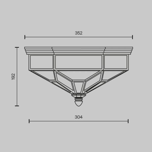 Накладной светильник Maytoni H356-CL-03-BZ