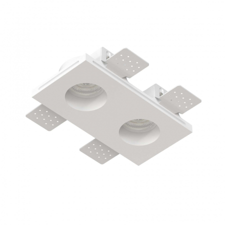 QUASAR 55 DUO FLAT Встраиваемый потолочный гипсовый светильник