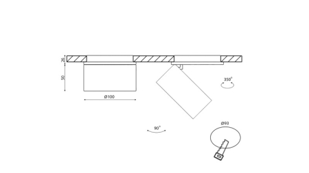Спот DesignLed RT-MJ-1001-B-13-WW